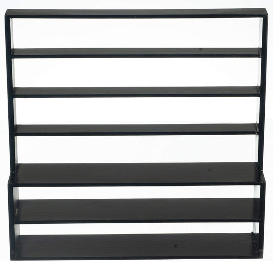 Dolls House Large Black Shop Fitting Shelf Display Unit Miniature Wood Furniture