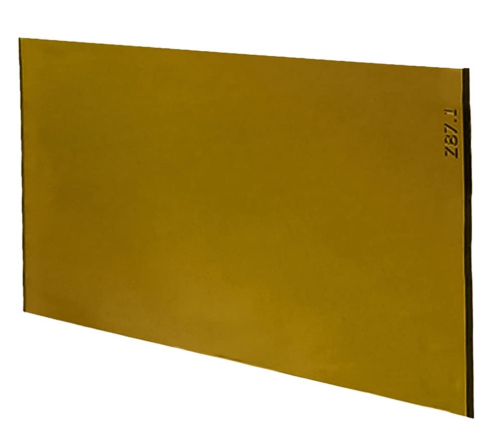 Gold Coated Green Welding Filter, 2" x 4.25" (Shade 14)