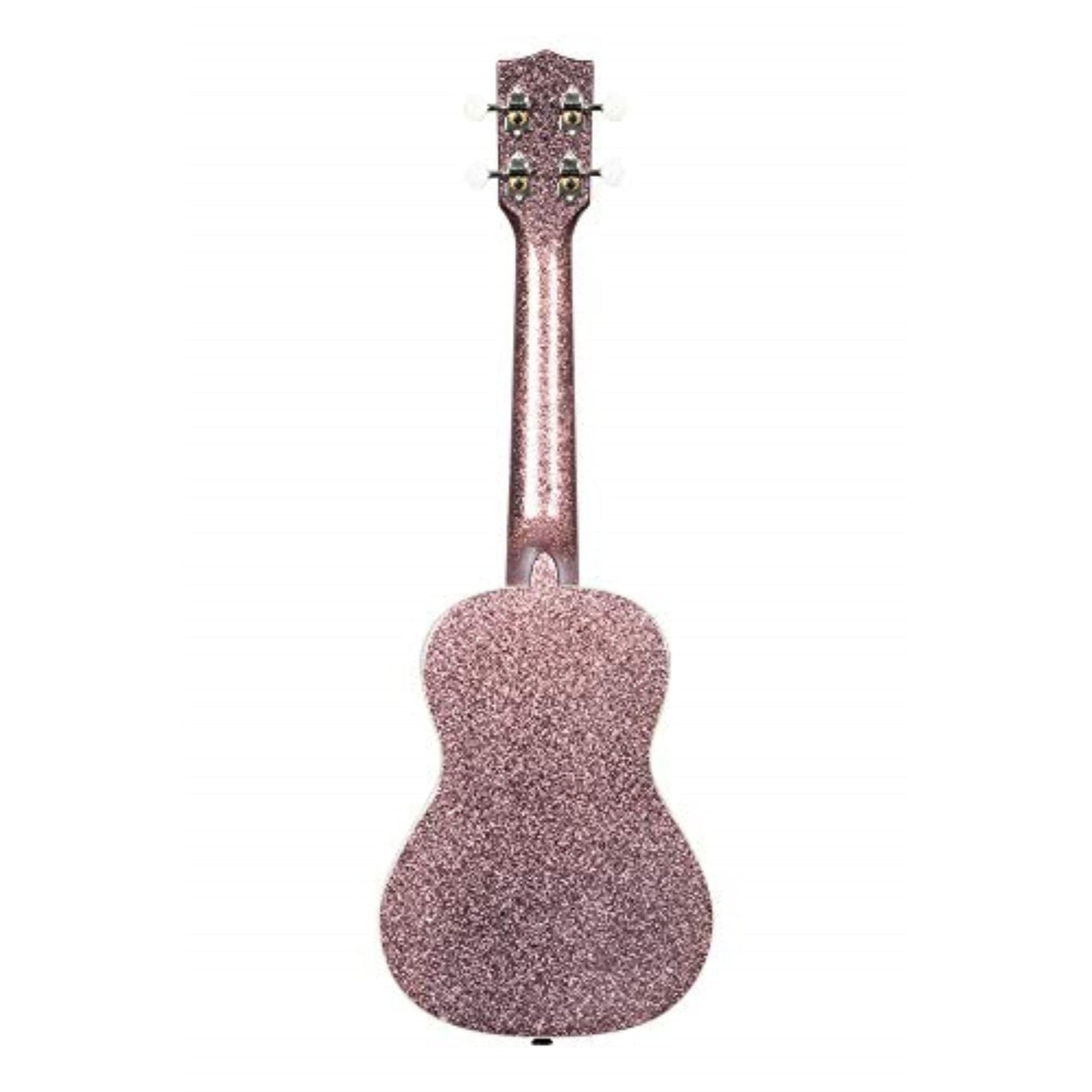 Kala Brand Music Co Sparkle Collection, 4-String Ukulele, Right, Black, Concert (KA-SPRK