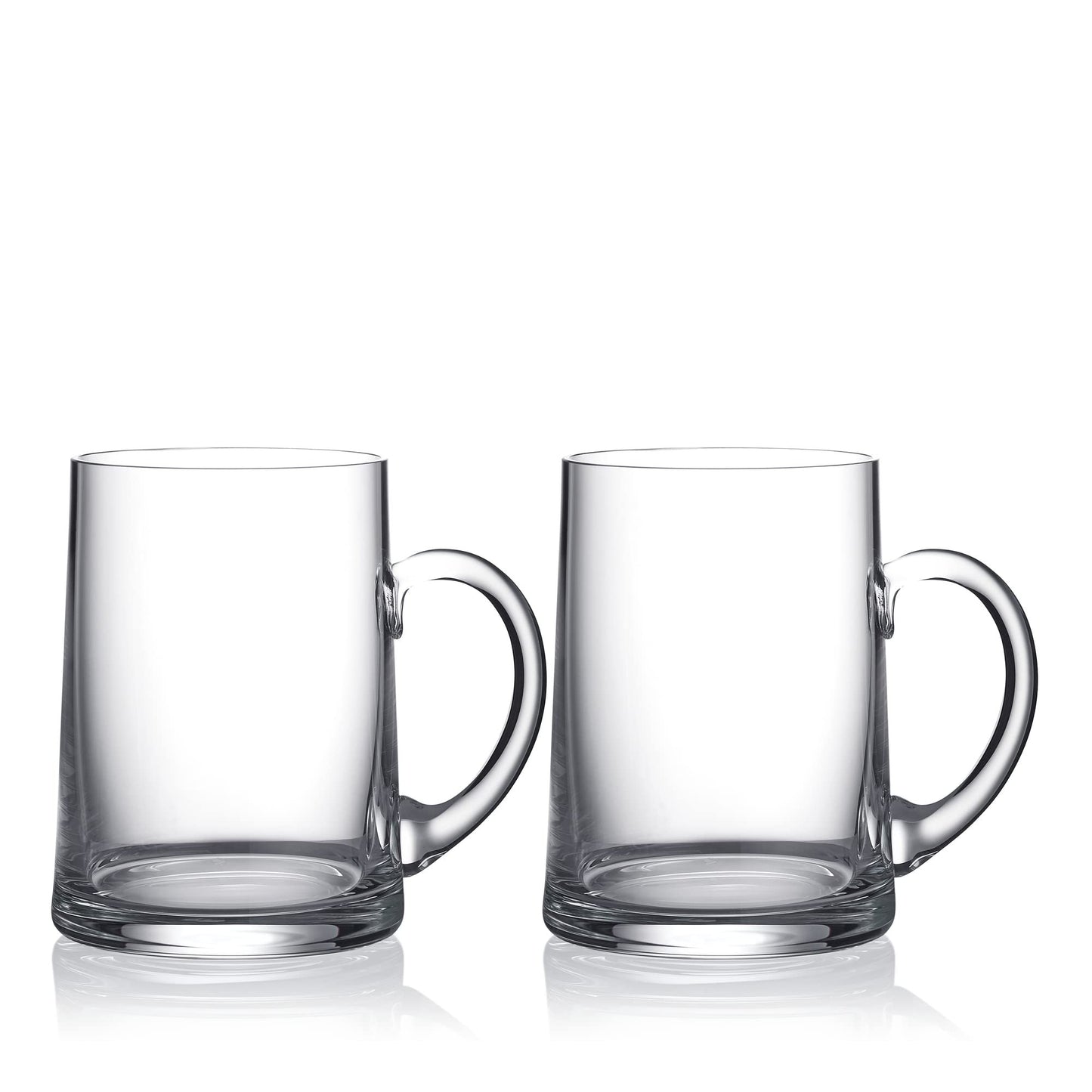 Waterford Craft Brew Beer Mug, Set of 2, 18 oz, Clear