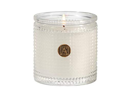 Aromatique Gingerbread Brulee Textured Glass Scented Jar Candle