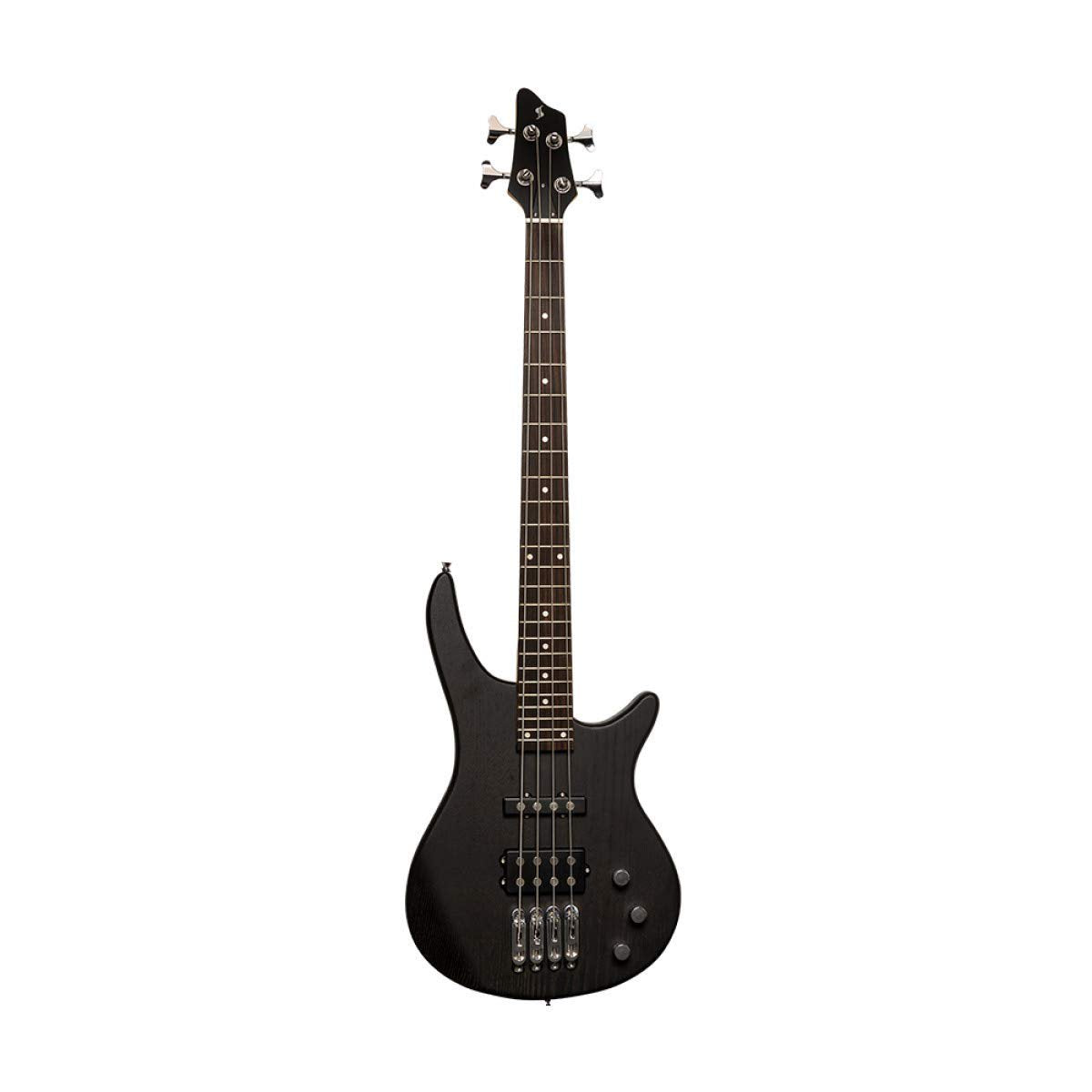 Stagg 4 String Bass Guitar, Right, Black, Full (SBF-40 BLK)