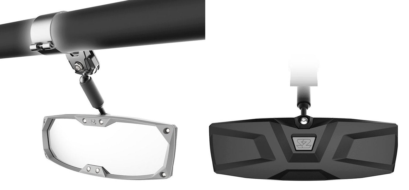 Halo-R Rearview Mirror with ABS Bezel for Various Size UTVs