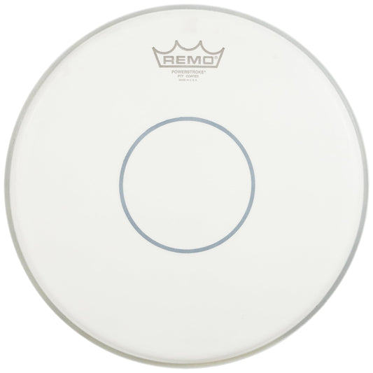 Remo Powerstroke 77 Coated Snare Drumhead-Top Clear Dot, 12" (P70112-C2-U)