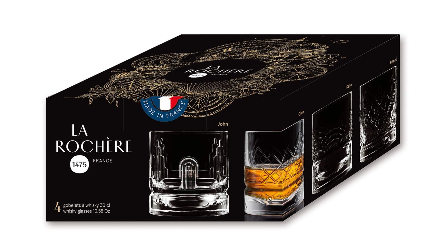 La Rochere Assorted 10 oz. Whiskey Tumblers, Set of 4
