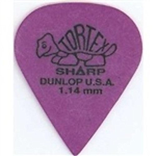 Dunlop Dunlop Tortex Sharp 1.14 Guitar Picks - 12 Pack (412P1.14)