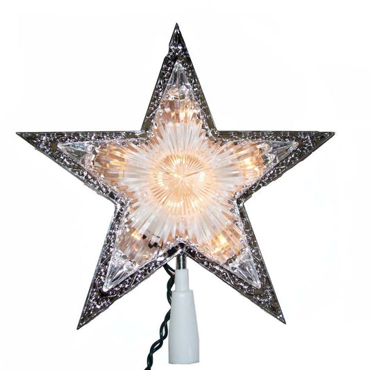 Kurt Adler 10-Light Laser Star Christmas Treetop