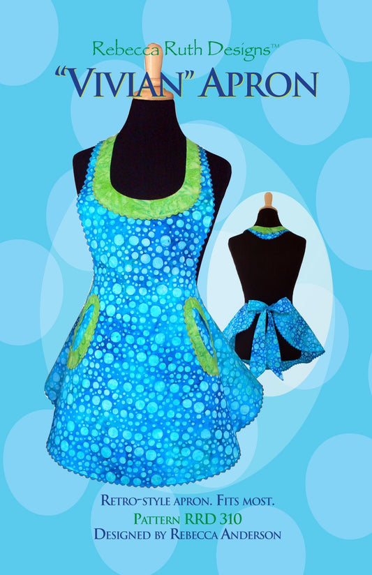 Rebecca Ruth Designs "Vivian RRD310" Apron Sewing Pattern