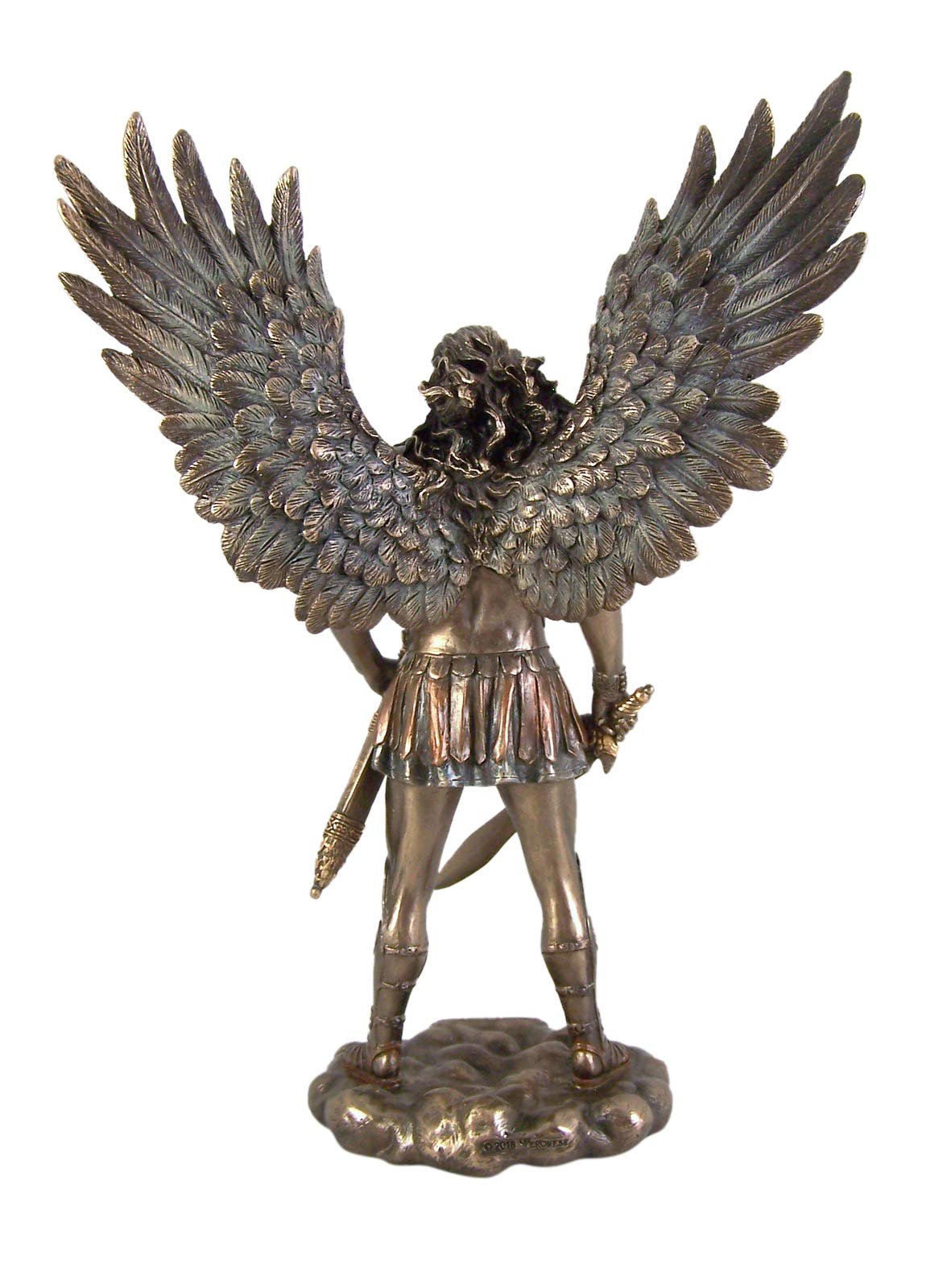 Archangel Saint Michael with Sword and Scabbard Statue, 11 Inch