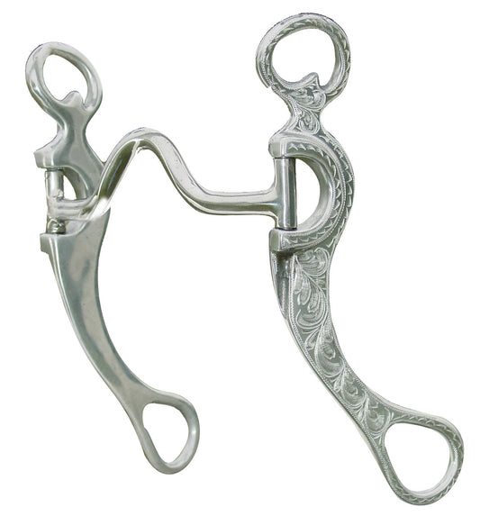 Aime Imports Western AL Engraved Med Port Show Bit
