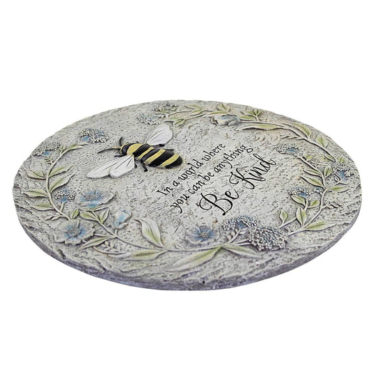 Roman Giftware Inc., Garden Collection, 11.75" D BEE Stepping Stone,Religious, Inspirational, Durable (1x11x11)