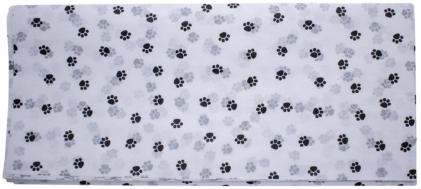 Made in USA 50-Sheet Animal Print Gift Tissue Paper Pack, 20" X 30"