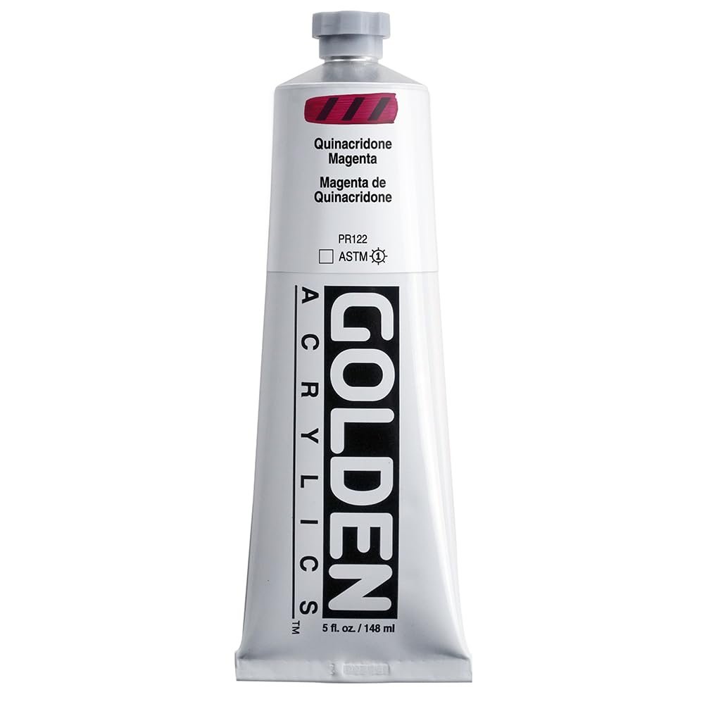 Golden Heavy Body Acrylic - Quinacridone Magenta - 5 oz Tube