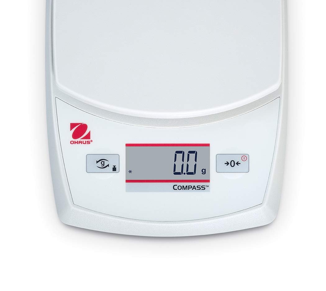 Ohaus 30428205, Compass CR621 Portable Scale, 620g Capacity, 0.1g Readability