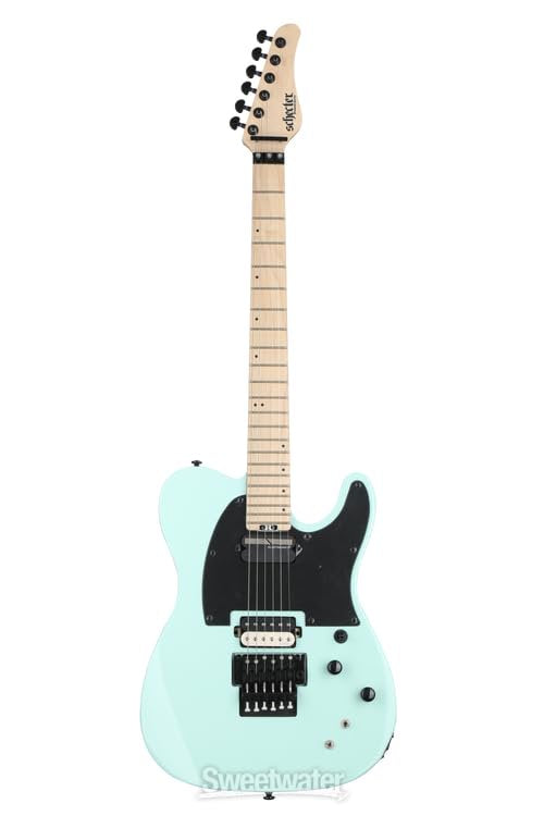 Schecter Sun Valley Super Shredder PT FR with Sustainiac - Sea Foam Green