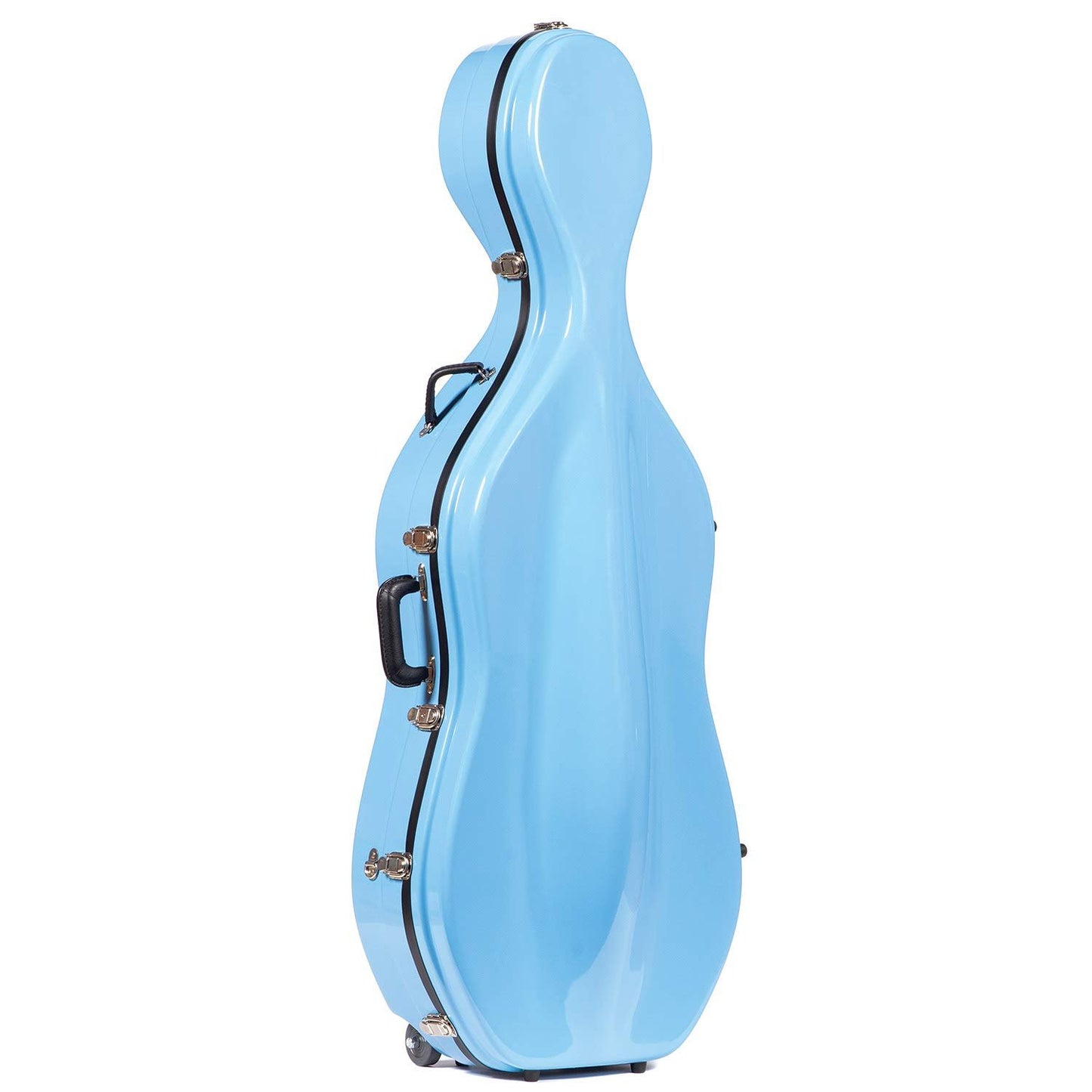 Bobelock 2000W Sky Blue Fiberglass 4/4 Cello Case