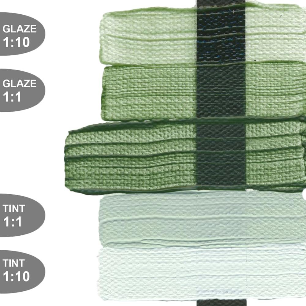 Heavy Body Acrylics by GOLDEN, Terre Verte Hue, 2 fl. oz. Tube, Professional Acrylic Paint, Transparent