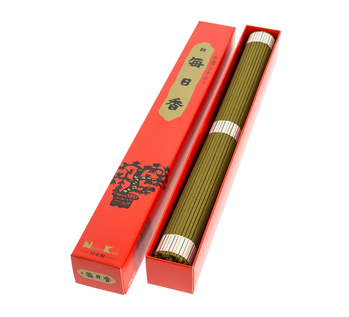 SHIN MAINICHI-KOH Sandalwood Long Stick by Nippon Kodo, Japanese Quality Incense, Since 1575
