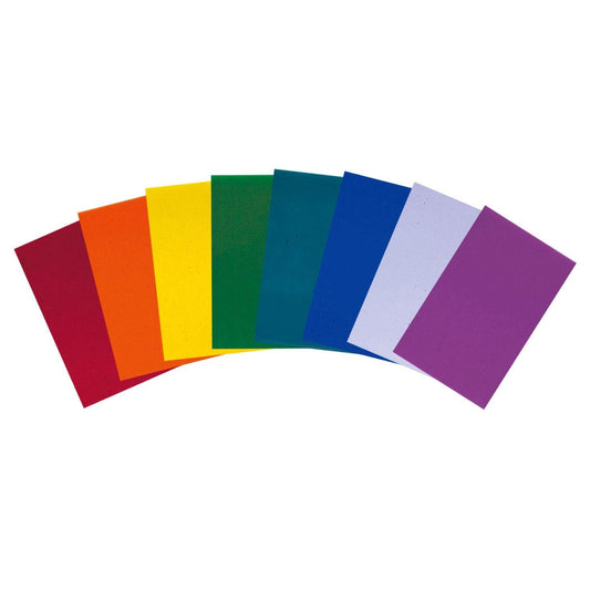Bullseye Rainbow Transparent Glass Pack - 90 Coe