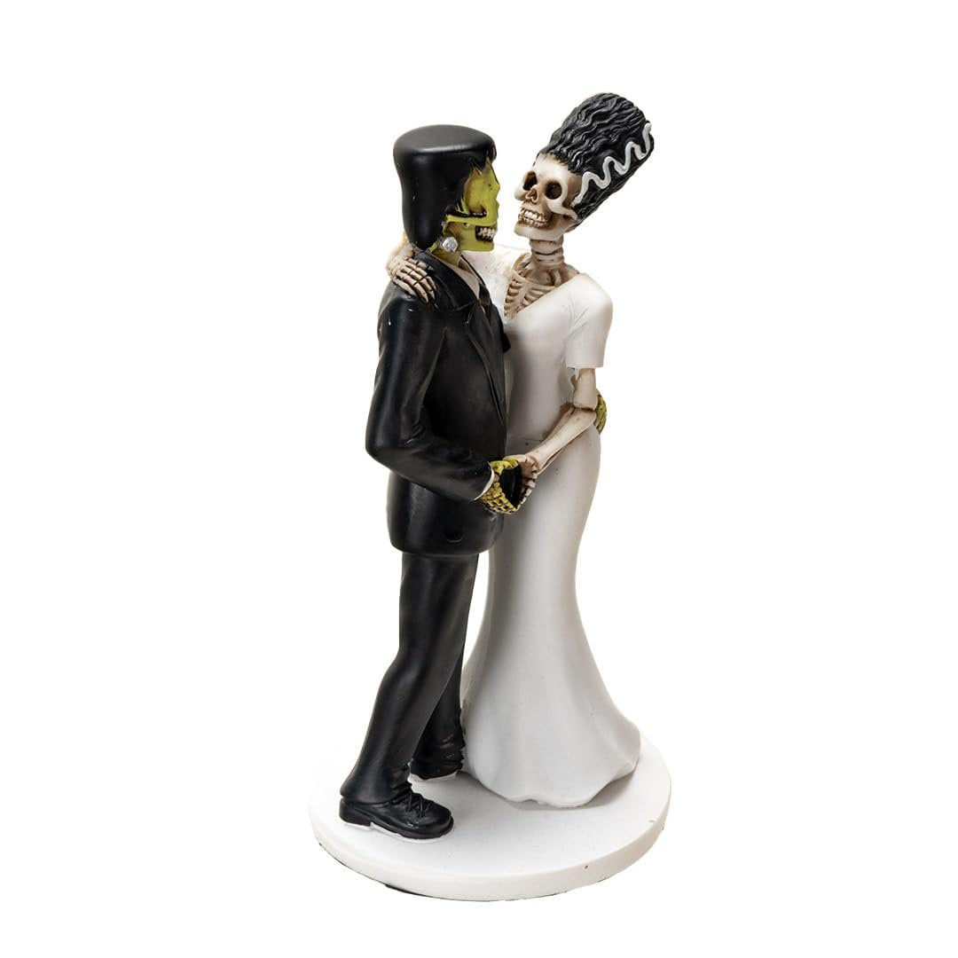Pacific Giftware Eternal Love Frankenstein and Bride Figurine Wedding or Anniversary Collectible Figurine Classic Monster Romance in Resin