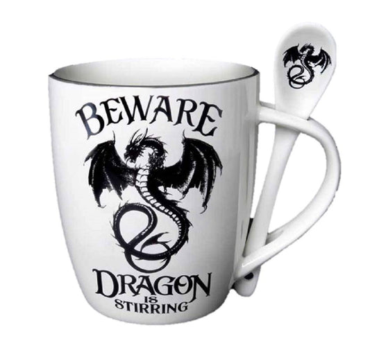 Dragon Is Stirring Mug and Spoon Set