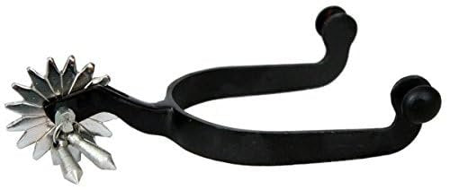 Showman Men's Size Blued Steel Jingle Bob Spurs