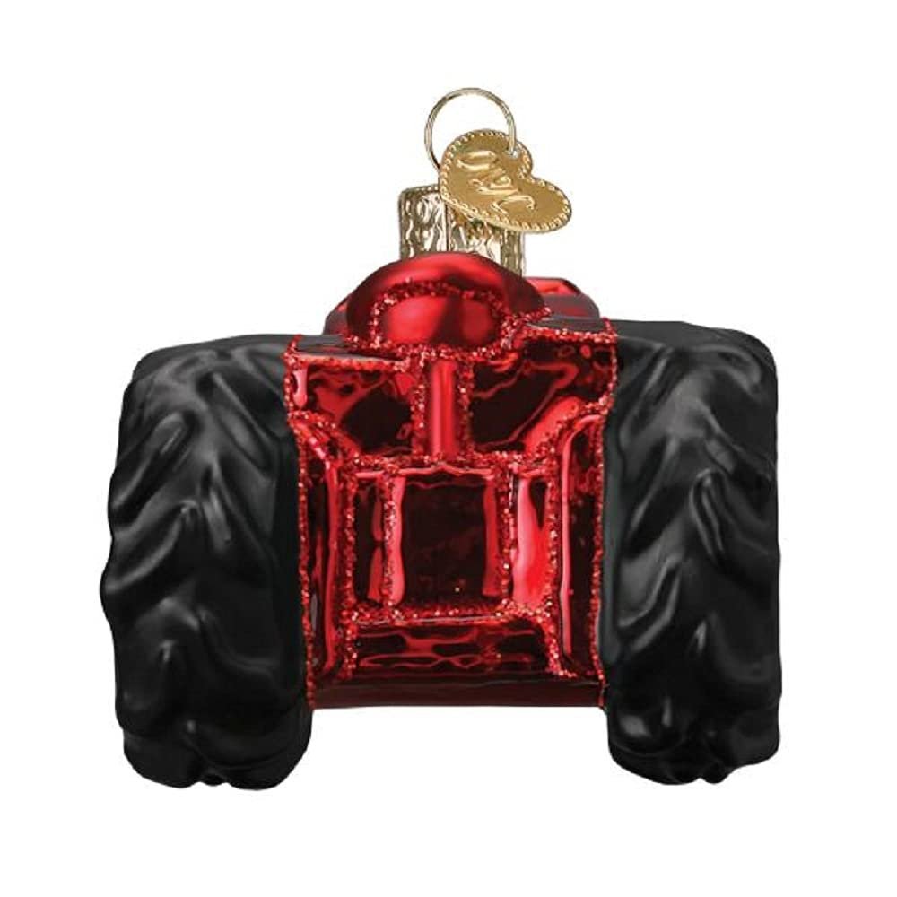 Old World Christmas Ornaments Old Farm Tractor Glass Blown Ornaments for Christmas Tree