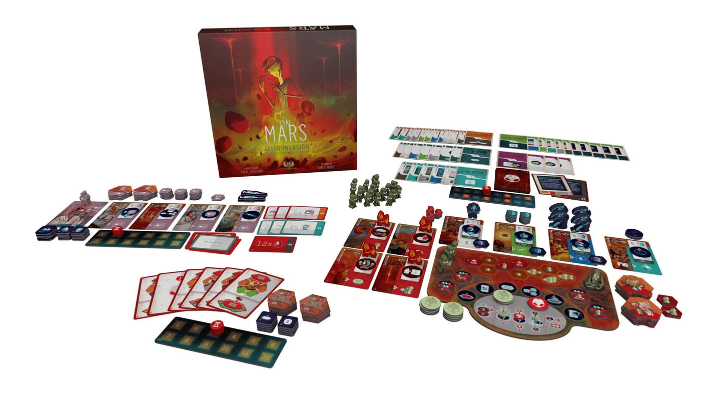 On Mars Alien Invasion Board Game Expansion