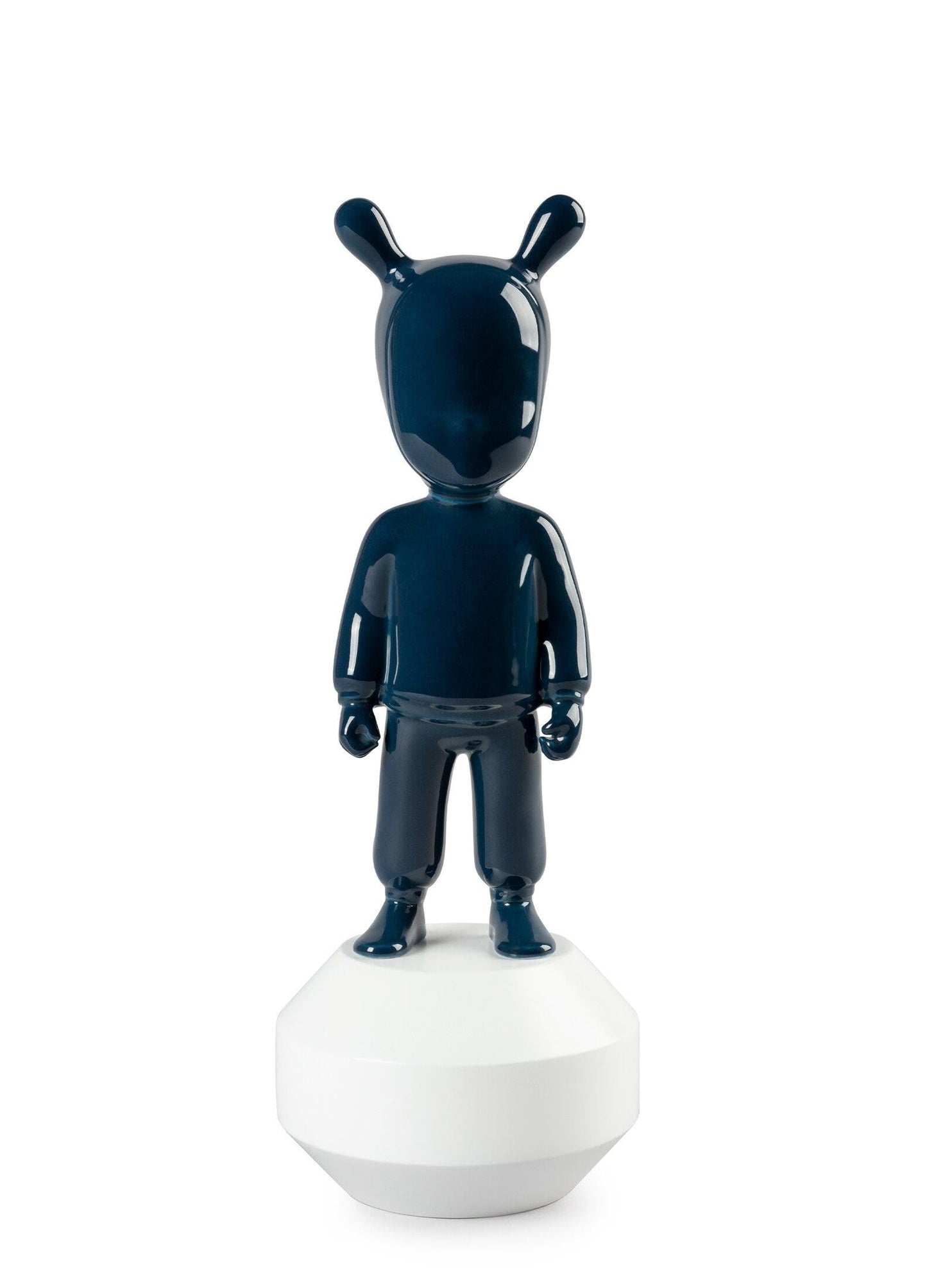 LLADRÓ The Dark Blue Guest Figurine. Small Model. Porcelain The Guest Figure.