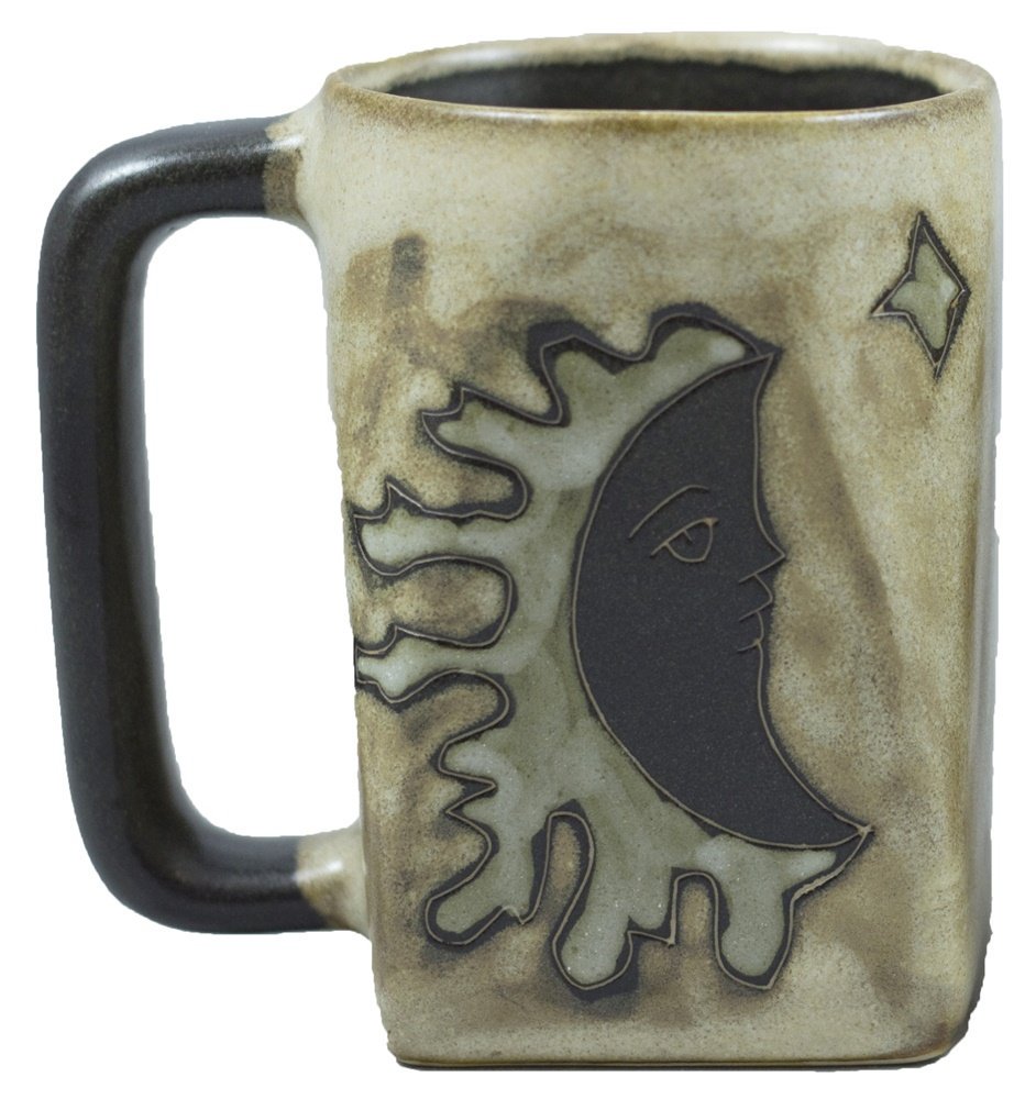 Mara Stoneware Mug - Sun/Moon Tan 12 oz.