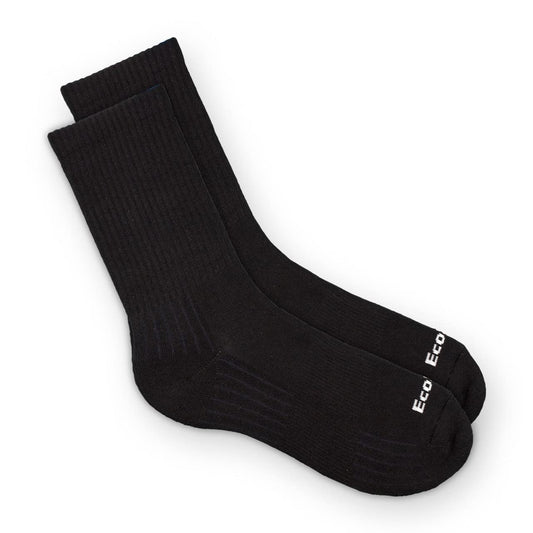Ecosox Sport Socks Crew 5 Pairs | Viscose Derived from Bamboo | Work Crew Socks