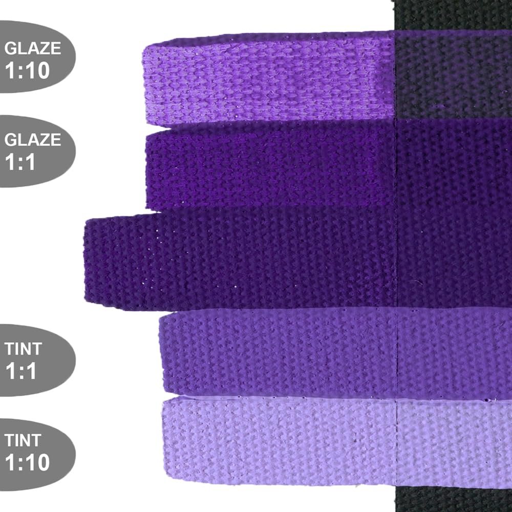SoFlat Matte Acrylics by GOLDEN, Blue Violet, 2 fl. oz. Jar, Professional Acrylic Paint, Opaque