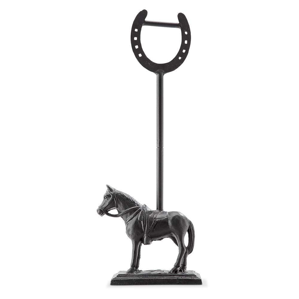 Horse and Horseshoe Doorstop