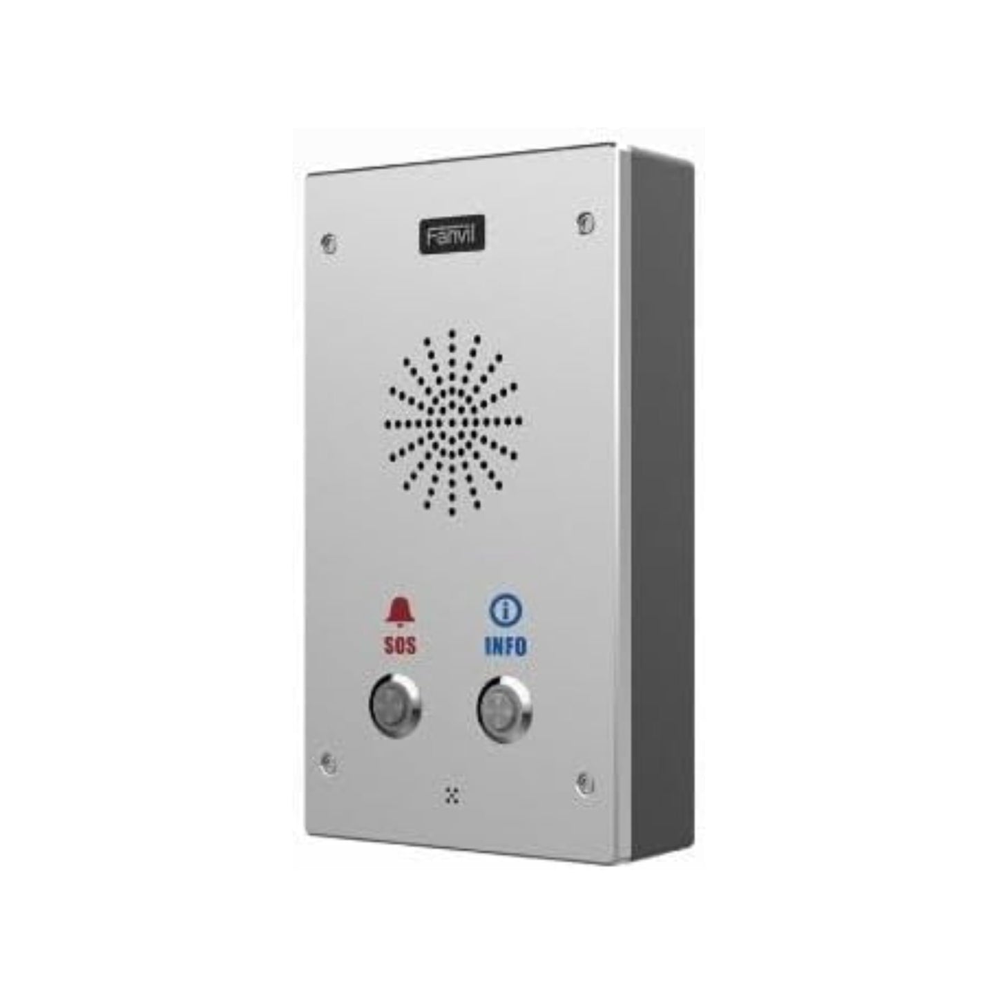 Fanvil - SIP Audio Intercom 2 SIP Lines IP65 POE 2DSS Keys HD Audio (without camera)
