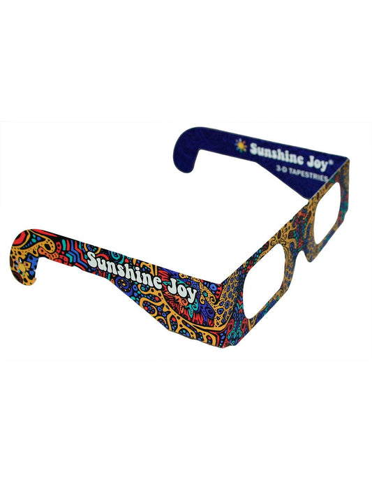 Sunshine Joy 3D Glasses - 25 PACK - Card Stock - Amazing 3-D Effects on all 3-D Reactive Images - For Indoor Use Only