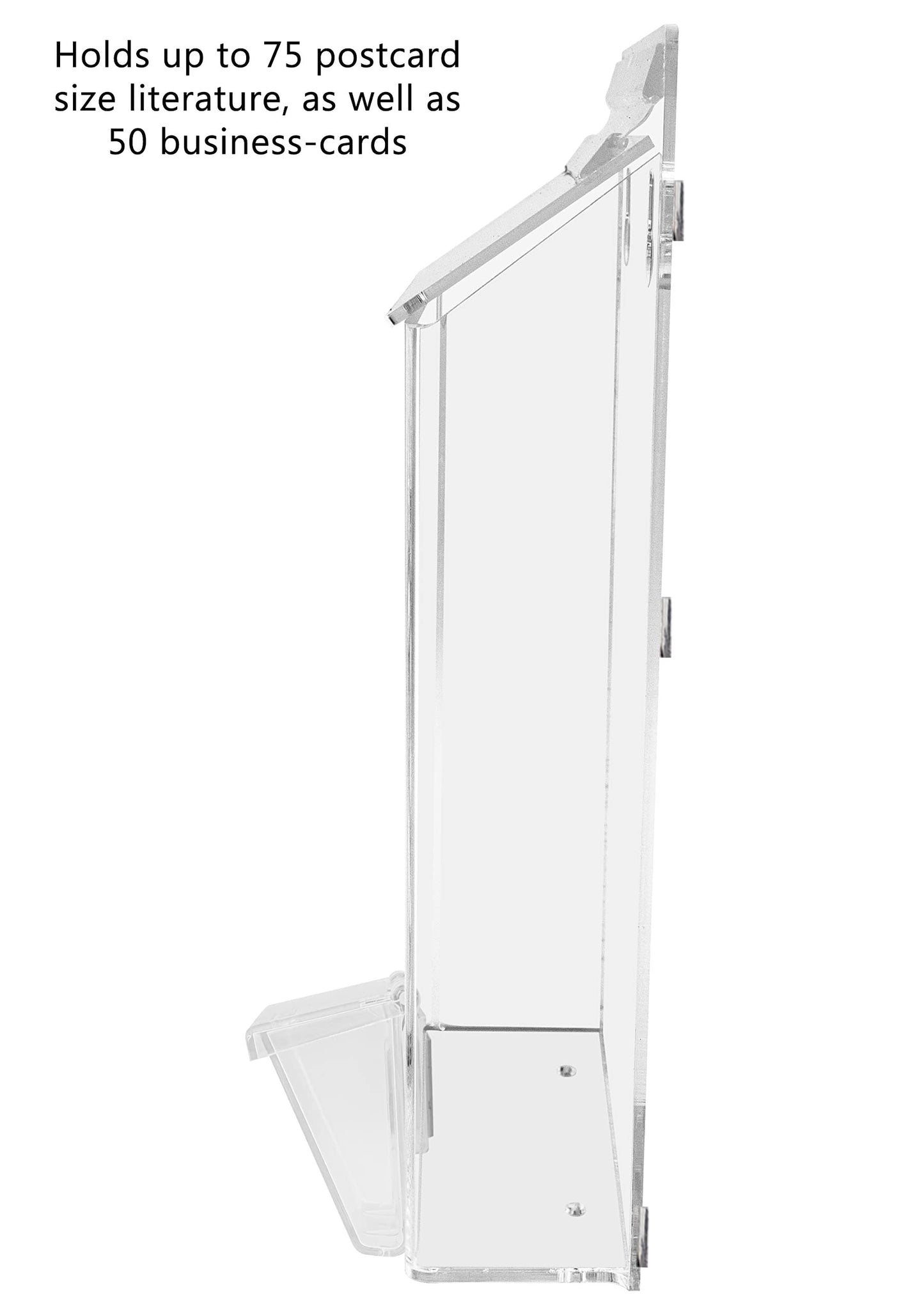 Marketing Holders Outdoor Catalog Brochure Holder with attached Business Card Holder Auto Vehicle fits and Avon Catalogs Brochures Flyers