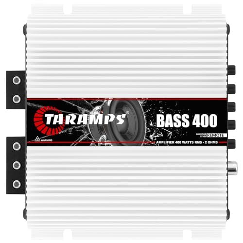 Taramps Bass 400 1 Channel 400 Watts Rms Car Audio Amplifier 2 Ohms