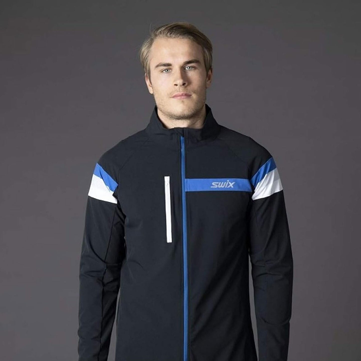 Swix Men's Focus Breathable Windproof Active Outdoor Cross Country Skiing Winter Sports Jacket