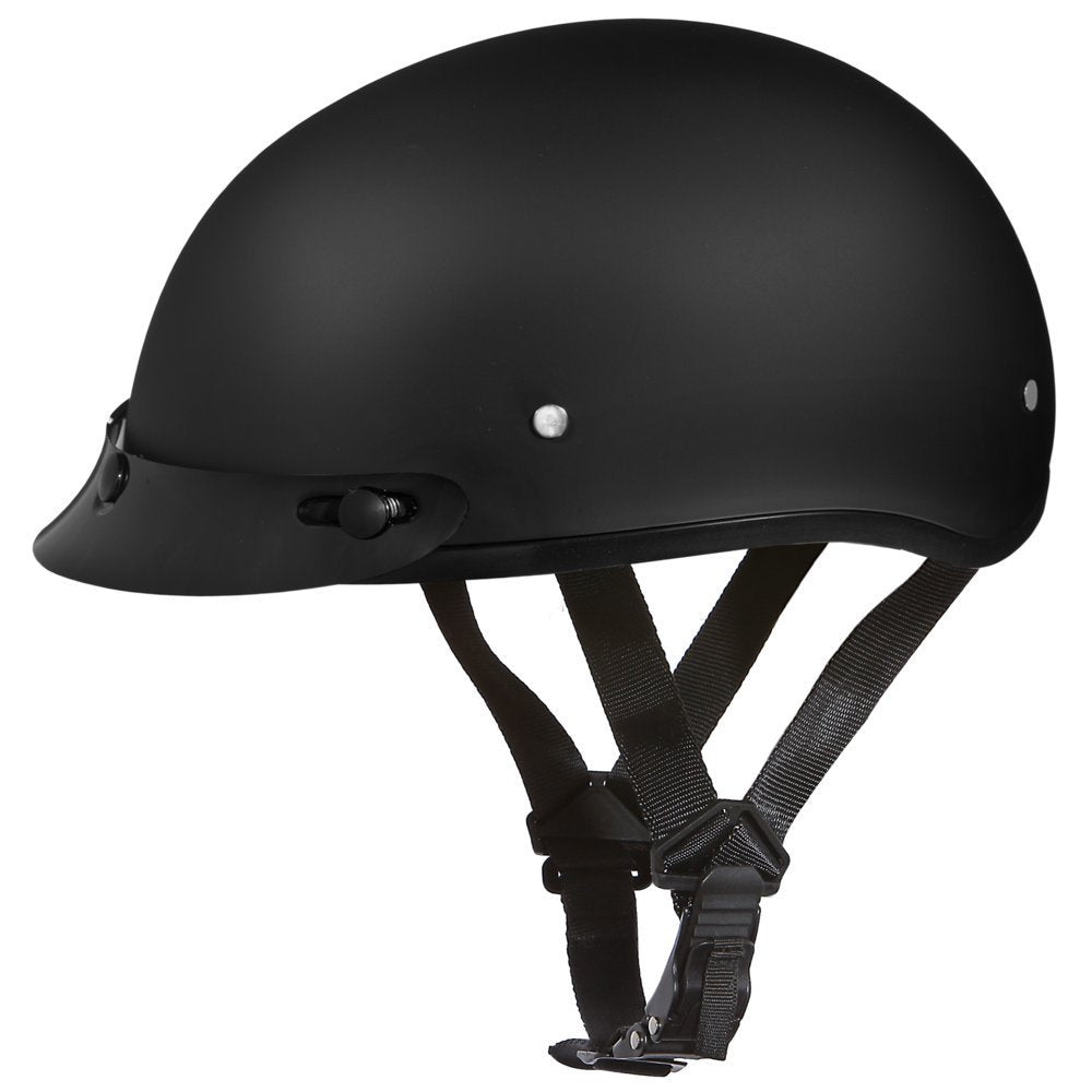 Motorcycle Helmet Half Skull Cap - Lightweight & Stylish DOT Approved Helmets for Adults - Perfect for Men and Women Riders - Comfortable & Secure Fit- Stylish Protection for Everyday Riding