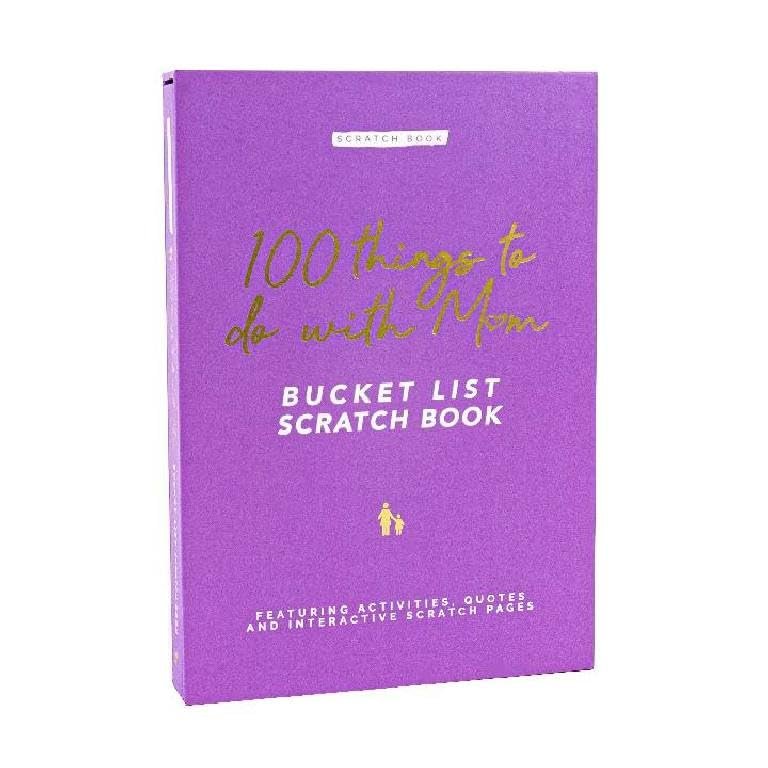 Gift Republic Scratch Off Book|Mum Edition|100 Things To Do Scratch Off|Bucket List Edition|Personalisable Memory Journal|A Gift Mum Will Value|Creating Memories That Last A Life-Time,Medium, GR830002