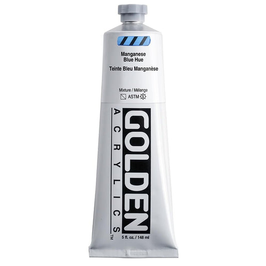 5 Oz Heavy Body Historical Hue Acrylic Paints Color: Manganese Blue Hue