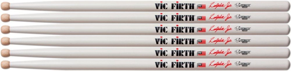 Vic Firth Corpsmaster Marching Drum Stick 3-Pack SRHJR Ralphie Jr.