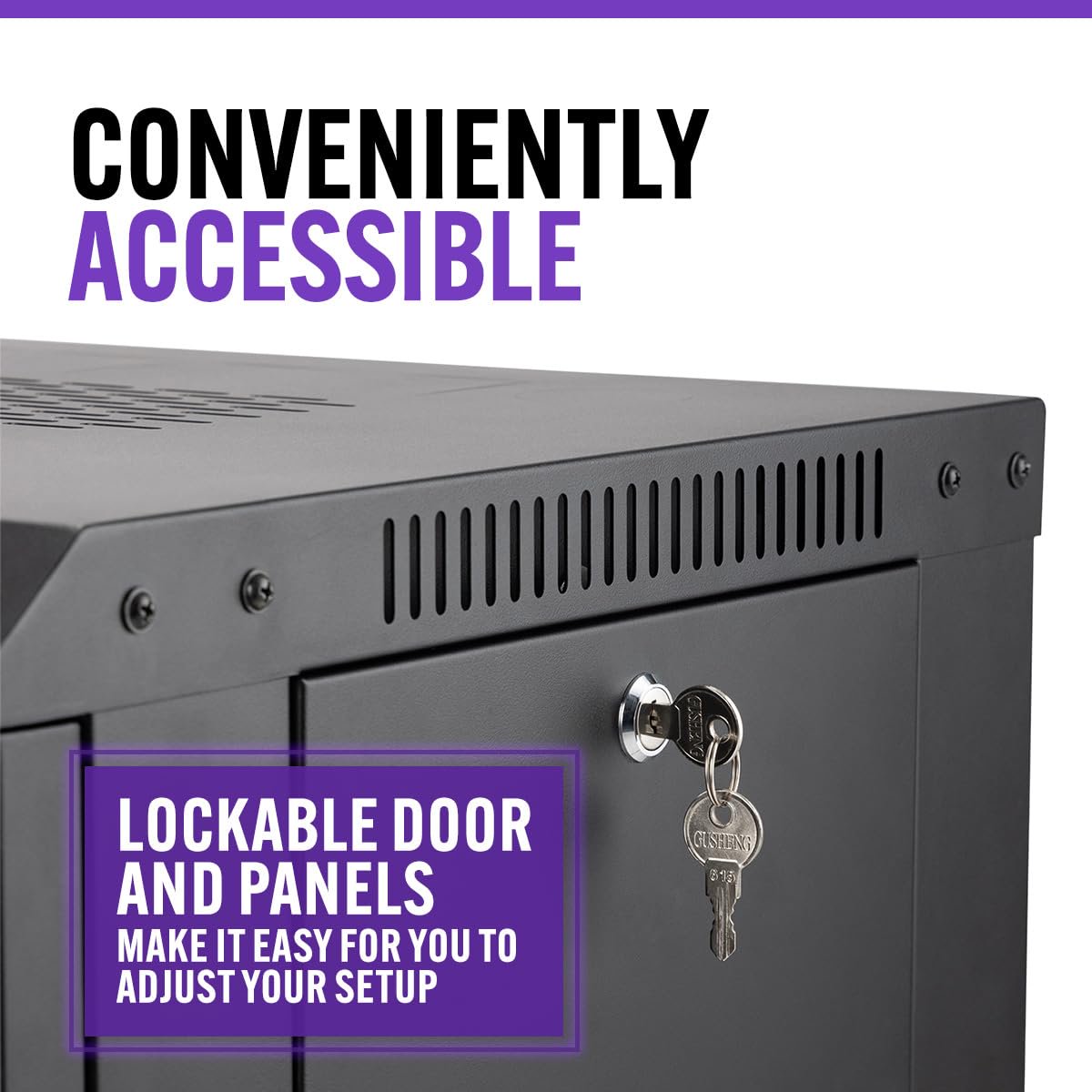 On-Stage 6U Wall-Mount Knock-Down Rack