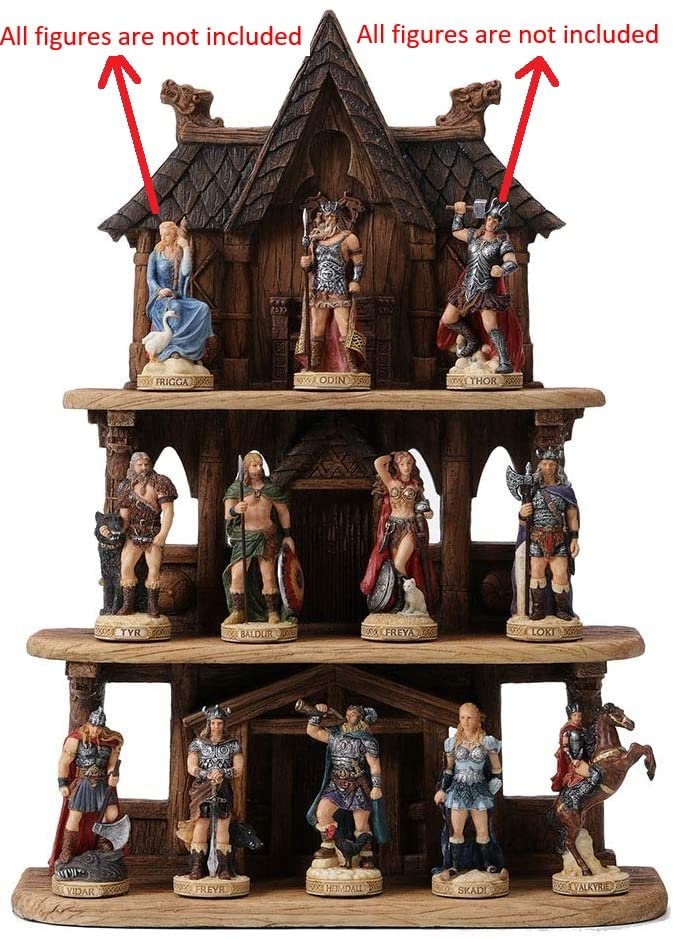 Veronese Design 3.5 Inch Nordic Gods Viking Miniature Polyresin Hand Painted Sculpture Figurine