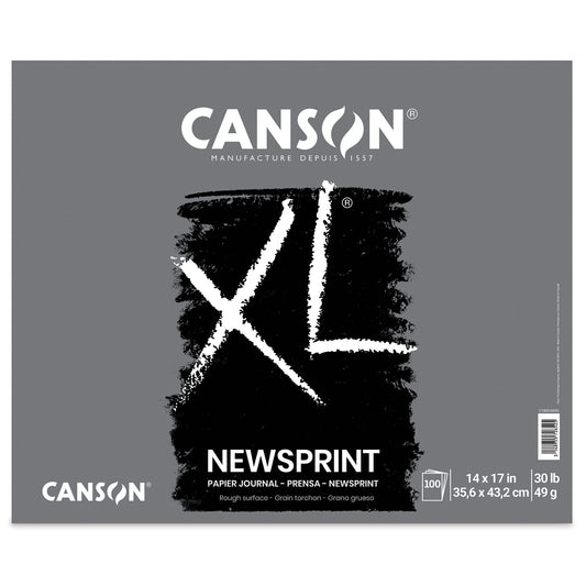 Canson C702-274 Biggie 14 x 17 Newsprint 100-Sheet Pad