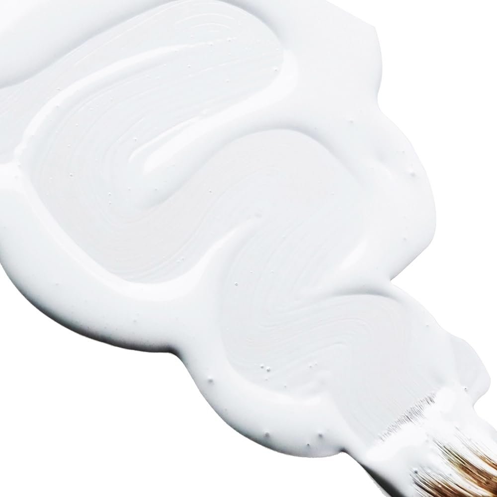High Flow Acrylics by GOLDEN, Titanium White, 16 fl. oz. Bottle, Professional Acrylic Paint, Semi-Opaque