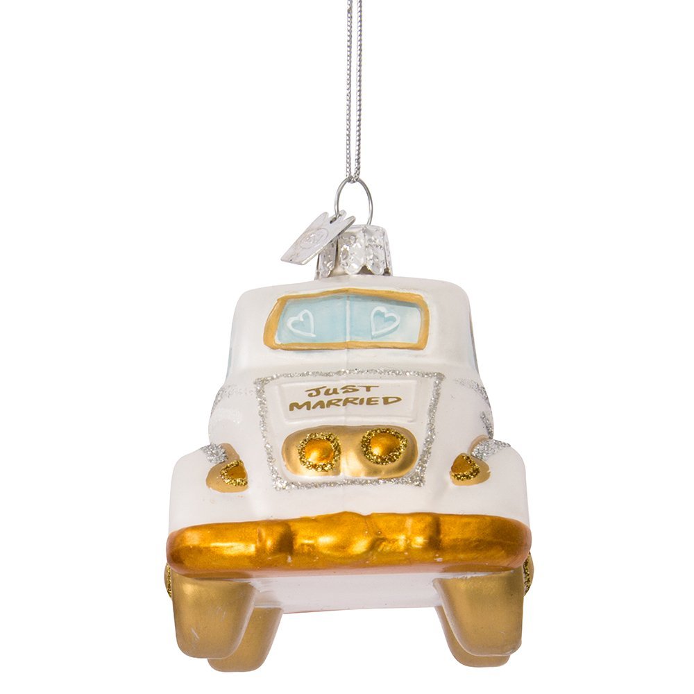 Kurt Adler 3.5"-5" Noble Gems Wedding Ornament Set of 4