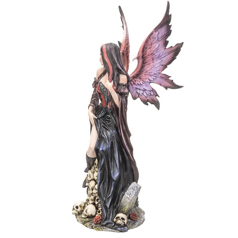 Pacific Giftware Gothic Fairy, Cold Cast Resin, 12.60-inch Height
