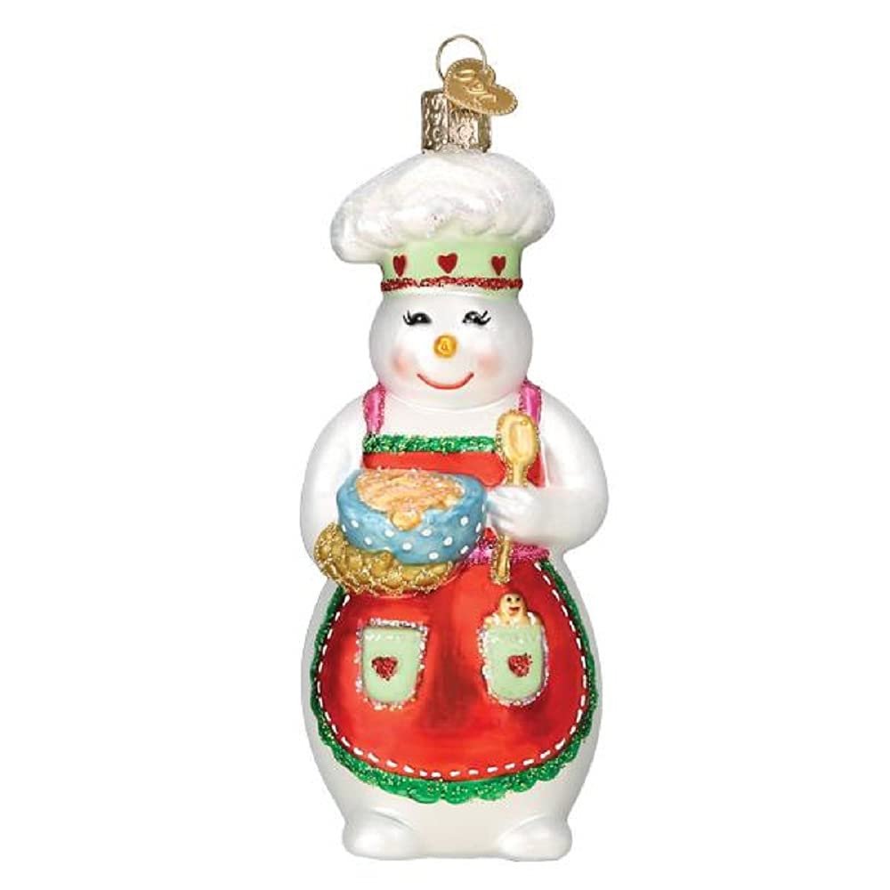 Old World Christmas Snowman Glass Blown Christmas Ornament for Christmas Tree