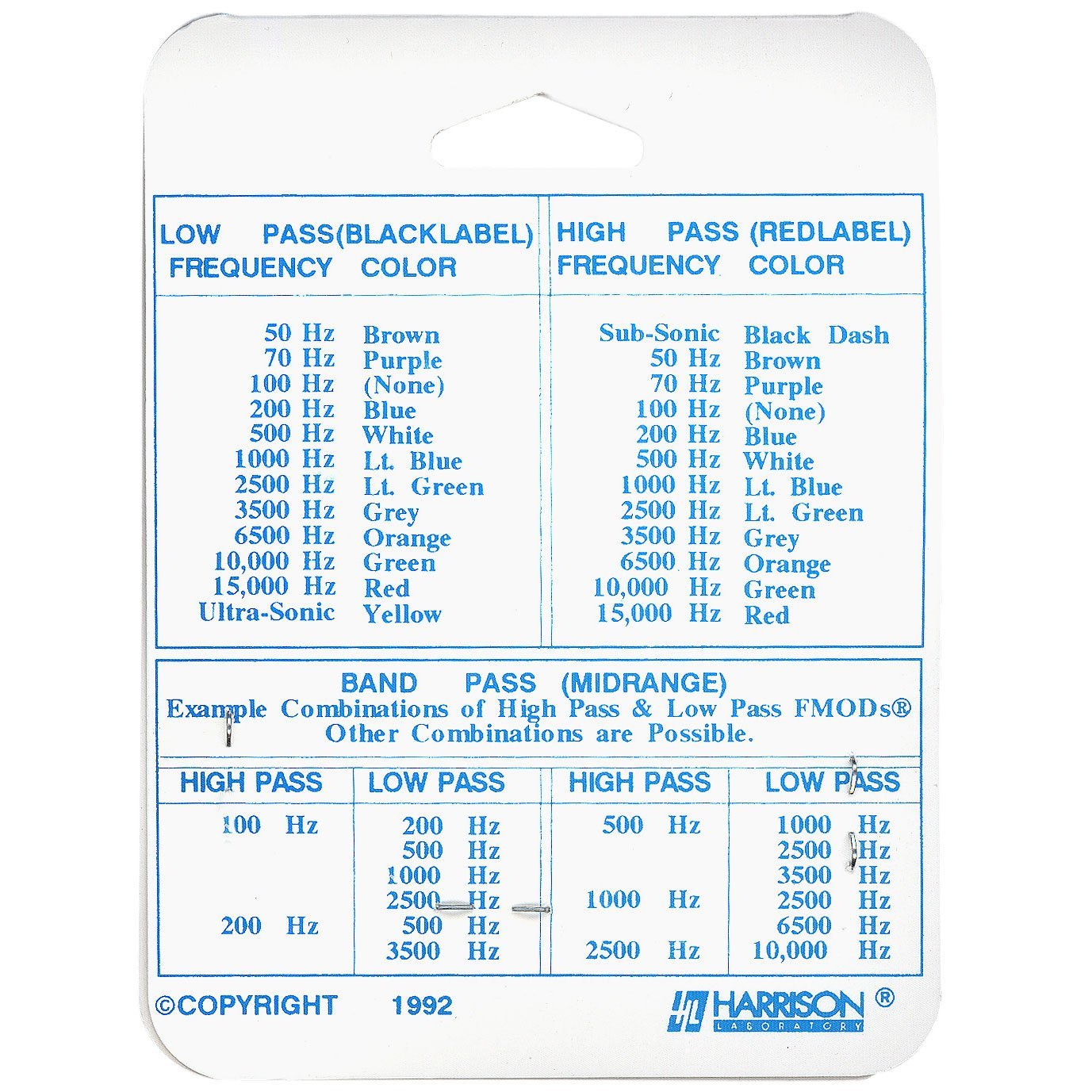 FMOD Crossover Pair 70 Hz Low Pass